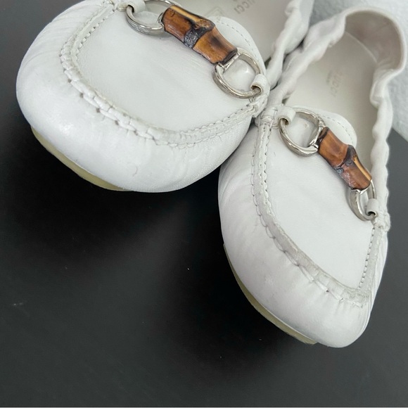 Gucci Leather Bamboo Driving Loafers Flats - Picture 6 of 15